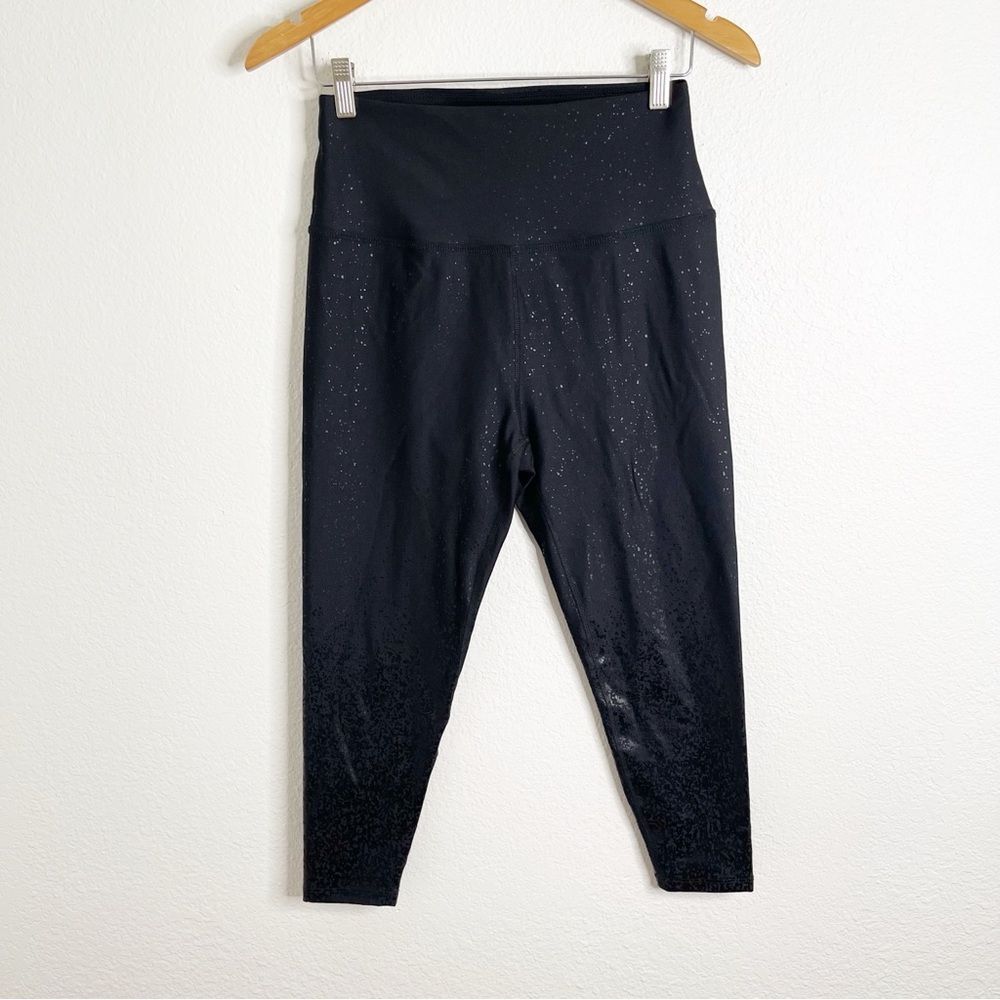 Beyond Yoga Black Leggings Ombre‎ Crop Athletic Size 1X